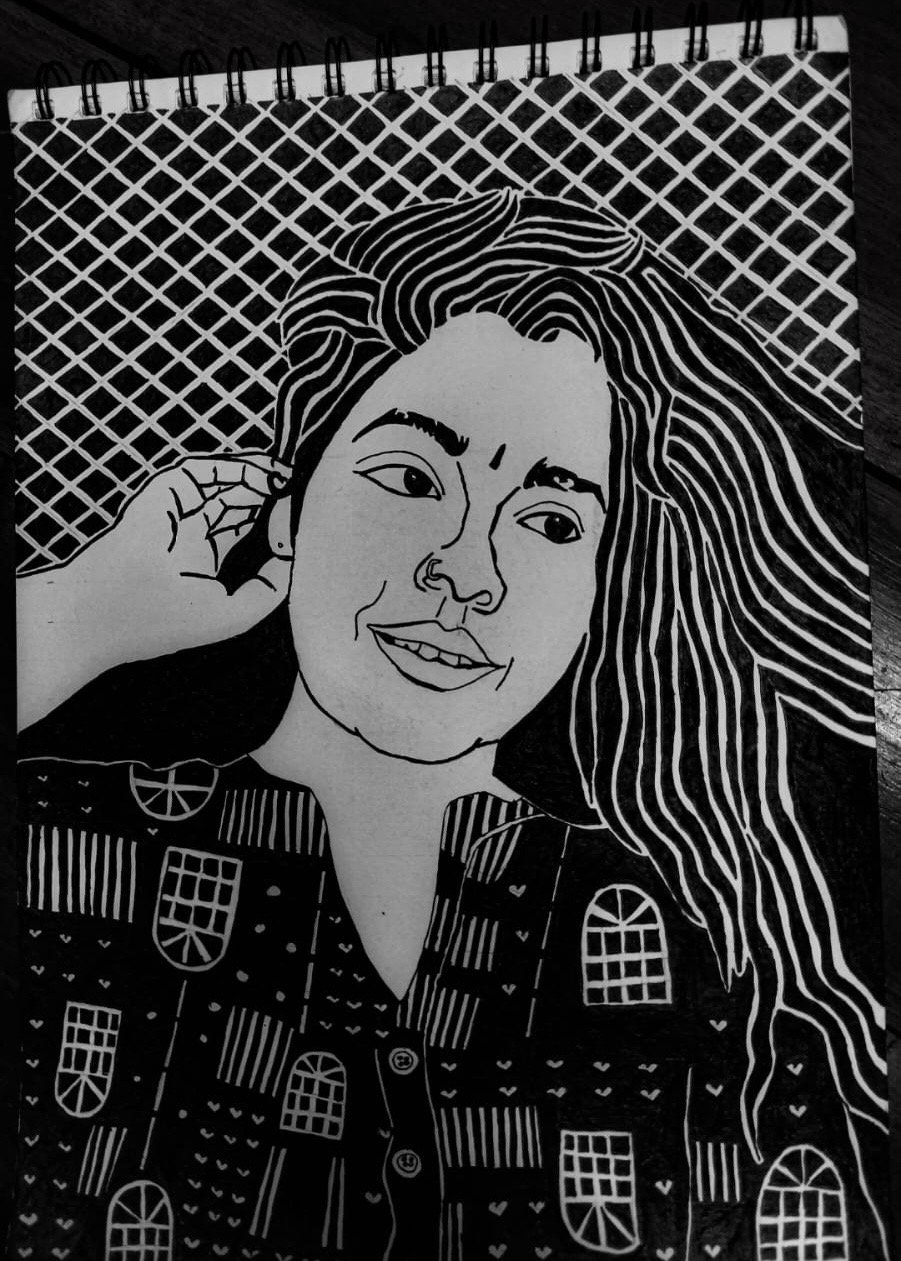 Pattern Art Portrait