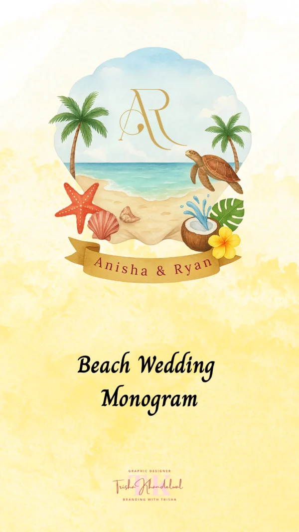 Customised Wedding Logo