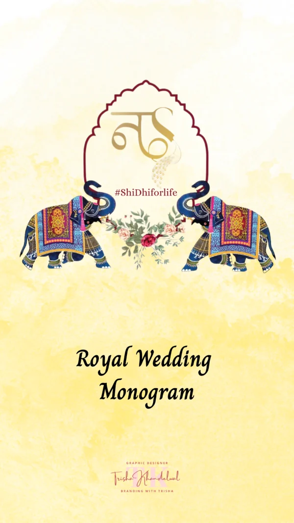 Customised Wedding Logo