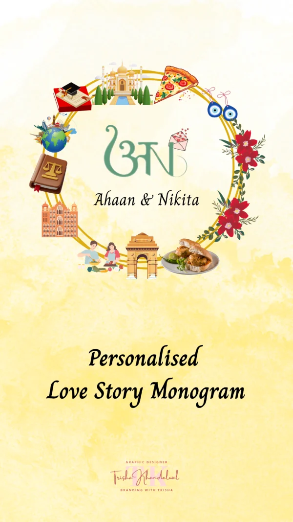 Customised Wedding Logo