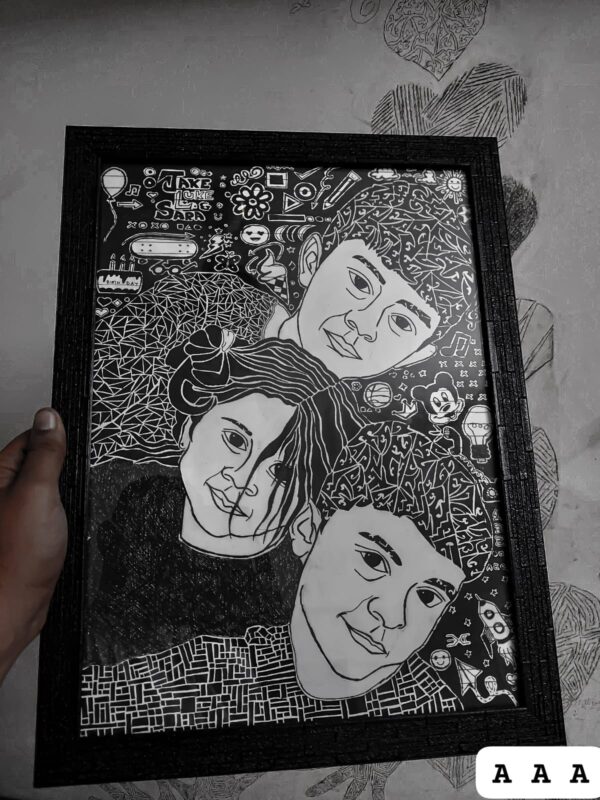 Pattern Art Portrait