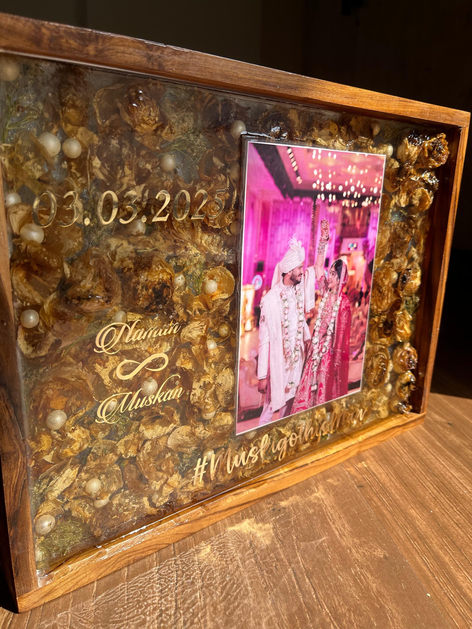Resin Teakwood Frame