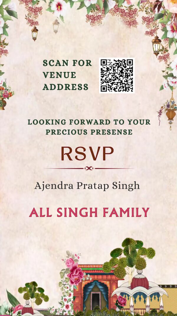 Heritage Wedding Invite