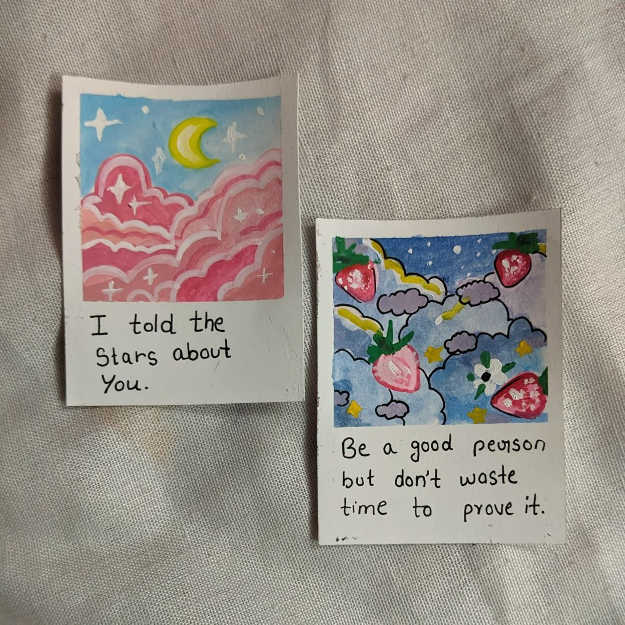 Hand-Painted Polaroids