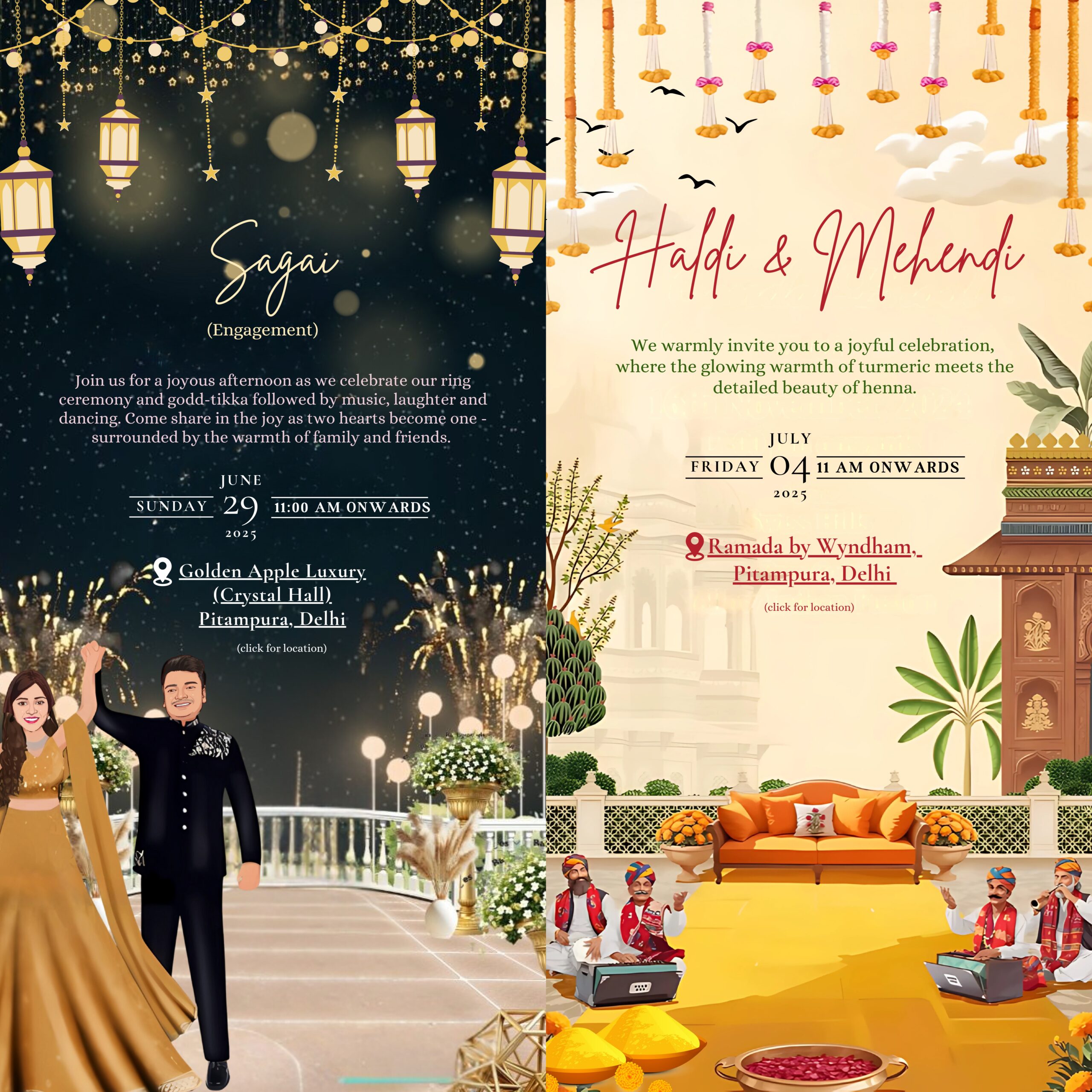 Minimal Wedding Invite