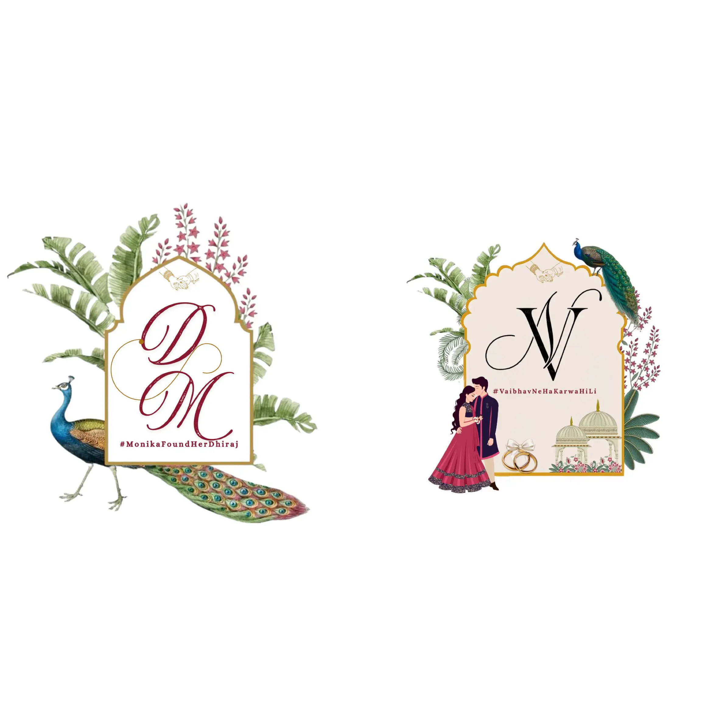 Customised Wedding Logo